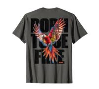 Hip Hop Y2K Vintage Urban Streetwear Backprint Ara Papagei T-Shirt