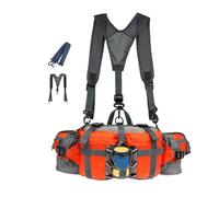 Hip Pack Wanderpack - Langlebiger Riemen, Reißverschlussbeutel | Multifunktionaler Jogging -Träger, kompakter Weste Sling Sling für Trekking -Radsport -Abenteuerjagdausflug im Freien Fischereistrainin