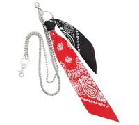 Hiphop Halstuch, Hose, Kette, Blume, Bandana, Geldbörse, Kette, Band, Biker, Kopftuch, Metall, Schlüsselanhänger, Tasche für Hosen, Herren, Damen, Gothine, Mädchen, フリーサイズ