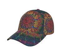 Hippie Psychedelic Baseball Cap Dad Hat Trucker Hat Damen Herren Snapback Verstellbarer Modischer Trendiger Hip Hop Hut Low Profile