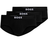 Hipster BOSS "3P BOSS ONE", Herren, Gr. M (50), schwarz (schwarz 001), Jersey, Obermaterial: 95% Baumwolle, 5% Elasthan, unifarben, Unterhosen (54632304-M) schwarz 001