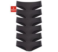 vivance active Hipster, (6 St.), aus weicher Microfaser 44/46, 6 St. schwarz Damen Damenwäsche Hipster 44/46, 6 St. schwarz