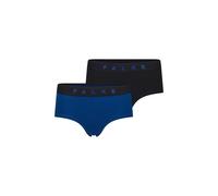 Hipster FALKE "Daily Comfort", Damen, Gr. M, royal, schwarz, Single Jersey, Obermaterial: 96% Baumwolle, 4% Elasthan, körpernah, Unterhosen, Logobund, Cotton-Mix, glatt, weich (46093509-M) royal, schw