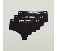 G-Star RAW Unterhosen Hipster 3er-Pack Damen Gr. M (38) Schwarz