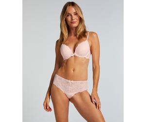 Hipster HUNKEMÖLLER "Teddy Brazilian Shorts", Damen, Gr. XL, rosa, 89% Polyamid, 11% Elasthan, Unterhosen (65320304-XL) rosa
