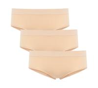 Hipster JOCKEY "Seamfree Core", Damen, Gr. L, beige (light beige), Microfaser, Obermaterial: 93% Polyamid, 7% Elasthan, unifarben, körpernah, Unterhosen, ohne Seitennähte, atmungsaktiv (30413145-L) li