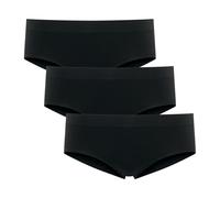 Hipster JOCKEY "Seamfree Core", Damen, Gr. M, schwarz, Microfaser, Obermaterial: 93% Polyamid, 7% Elasthan, unifarben, körpernah, Unterhosen, ohne Seitennähte, atmungsaktiv (27804507-M) schwarz