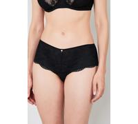 Hipster JOOP "Beautiful", Damen, Gr. 38, schwarz, Spitze, Obermaterial: 86% Polyamid, 14% Elasthan, unifarben, körpernah, Unterhosen, florale Spitze, elastischer Bund, feminin (51122310-38) schwarz