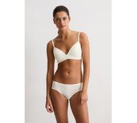 Hipster MARC O'POLO "Second Skin Jaquard", Damen, Gr. XL, weiß, Jacquard, Obermaterial: 90% Polyamid, 10% Elasthan, körpernah, Unterhosen, elastisch, Spitze, feine Streifen, weich, feminin (34475913-X