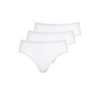 Hipster MEY "2000", Damen, Gr. 46, weiß, Feinripp, Obermaterial: 100% Baumwolle, unifarben, normal, Unterhosen, ohne auftragende Seitennähte (14517030-46) weiß