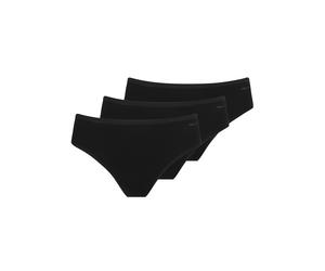 Hipster MEY "Superfine Organic", Damen, Gr. 48, schwarz, Single Jersey, Obermaterial: 92% Baumwolle, 8% Elasthan, unifarben, körpernah, Unterhosen, American-Pants mit tiefem Taillensitz (65188352-48)