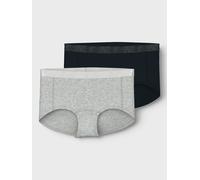 Name It Hipster-Unterhosen NKFHIPSTER 2P NOOS Kinder Gr. 134/140 Jersey 2er-Pack schwarz/grau