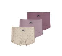 Hipster NAME IT "NMFTIGHTS 3P BUTTERCREAM FLORAL NOOS", Herren, Gr. 86, 3 Stk., beige (buttercream), Jersey, Obermaterial: 95% Baumwolle, 5% Elasthan, bedruckt, Unterhosen Hipster (17672711-86)