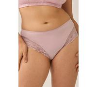 Hipster NATURANA "The Friday", Damen, Gr. 46, pink (pink rose), Microfaser, Obermaterial: 87% Polyamid, 13% Elasthan. Spitze: 89% Polyamid, 11% Elasthan, leicht transparent, unifarben, bequem, Unterho