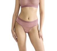 Hipster SLOGGI "FREE Evolve", Damen, Gr. 2, date night pink, Single Jersey, Spitze, Obermaterial: 65% Polyester, 35% Elasthan, unifarben, körpernah, Unterhosen, super weich, dehnfähig, Spitze (6090266