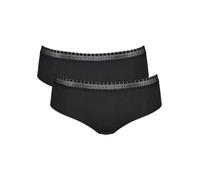 sloggi Hipster im 2er Pack Damen schwarz, XL