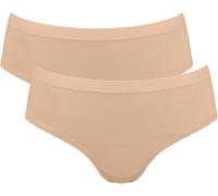 Hipster SLOGGI "GO Sense", Damen, Gr. S, braun (peanut butter), Single Jersey, Obermaterial: 88% Modal, 12% Elasthan, körpernah, Unterhosen, superweicher Modalmix, flache Kanten, elastisch, nahtlos (7