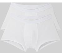 Hipster SLOGGI "Men 24/7", Herren, Gr. 5, weiß, Single Jersey, Obermaterial: 96% Baumwolle, 4% Elasthan, clean, unifarben, eng, Unterhosen, weich, atmungsaktiv, Baumwollmix, Softbund, blickdicht, elas