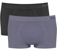 Hipster SLOGGI "Men GO Smooth", Herren, Gr. XXL, schwarz (schwarz combination), Single Jersey, Obermaterial: 72% Baumwolle, 21% Polyamid, 7% Elasthan, unifarben, körpernah, Unterhosen Hipster, nahtlos