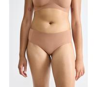 Hipster SLOGGI "ZERO Feel 2.0", Damen, Gr. XL, braun (nostalgic braun), Single Jersey, Obermaterial: 76% Polyamid, 24% Elasthan, Unterhosen, softe Mikrofaser, atmungsaktiv, ultraleicht und dehnbar (92