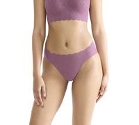 Hipster SLOGGI "ZERO Feel Bliss", Damen, Gr. XXL, lila clover, Spitze, Obermaterial: 76% Polyamid, 24% Elasthan, figurbetont, Unterhosen Hipster, unsichtbar, Stretch-Spitze, hoher Beinausschnitt, Free