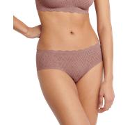Hipster SLOGGI "ZERO Feel Bliss Hipster", Damen, Gr. XXL, braun (cacao), Spitze, Obermaterial: 76% Polyamid, 24% Elasthan, körpernah, Unterhosen Hipster, unsichtbar mit Spitzenoptik (85642362-XXL)
