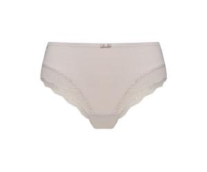 Hipster SUSA "Damen Hipster Nizza", Damen, Gr. 44, beige (sand), Stoff, Obermaterial: 55% Baumwolle CO. 37% Polyamid PA. 8% Elasthan EL., Unterhosen (70525427-44) sand