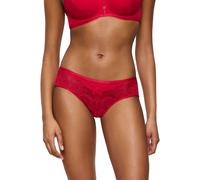 Hipster TRIUMPH "Palina Moonlight Kiss", Damen, Gr. 44, transparent (shanghai rot), Spitze, Obermaterial: 86% Polyamid, 11% Elasthan, 3% Polyester, körpernah, Unterhosen, Triumph x Palina Rojinski, za