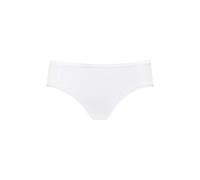 Hipster MEY "Modal Pure", Damen, Gr. XS, weiß, Single Jersey, Obermaterial: 94% Modal, 6% Elasthan, körpernah, Unterhosen Hipster, tiefer, hüftiger Sitz, elastisch, glänzende Details (72659423-XS)