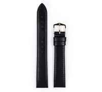 Hirsch Armband für Uhren Osiris M 18 mm Leder Schwarz 03475150-1-18