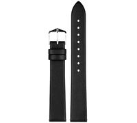 Hirsch Armband für Uhren Toronto L 18 mm Leder Schwarz 03702050-2-18