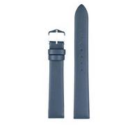 Hirsch Armband für Uhren Toronto M 18 mm Leder Blau 03702180-2-18