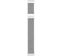 Hirsch Milanaise-Armband für Uhren 22 mm Silberfarben 30161434-2-22