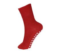 Hirsch Natur Baby Kinder Grobstrick Stopper Socken kbT Wolle Rot 31-32