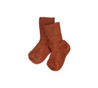 Hirsch Natur Baby und Kinder Socken Bio-Schurwolle Grobstrick begonie Gr.29-30