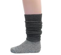 Hirsch Natur, Baby- und Kleinkind Krabbelschoner/Beinstulpen, 100% Wolle (Anthrazit)