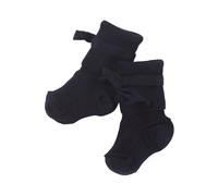 Hirsch Natur Babyschuhe Bio-Baumwolle (kbA) marine Länge ca. 9 cm