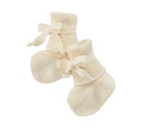 Hirsch Natur Babyschuhe Bio-Schurwolle (kbT) natur Länge ca. 9 cm