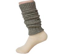Hirsch Natur, Beinstulpen, 100% Wolle (kbT) (Grau meliert)