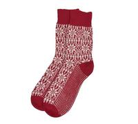 Hirsch Natur Erwachsene Norweger Sternenmuster Socke kbT Wolle natural 47-48