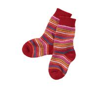 hirsch natur Baby / Kinder Ringel Socke 21/22 Mohn