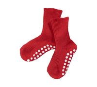 hirsch natur Kinder Grobstrick Stopper Socke 25/26 Rot