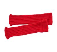 Hirsch Natur Kinder Stulpen Bio Schurwolle Strick rot Länge ca. 30 cm