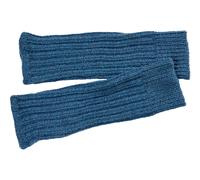 Hirsch Natur Kinder Stulpen Bio Schurwolle Strick tweedmarine Länge ca. 30 cm