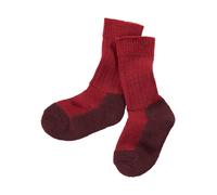Hirsch Natur Kinder Trekkingsocken Bio-Schurwolle mohn-andorra Gr.25-26