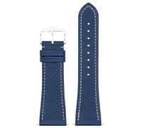 Hirsch Uhren-Armband Bologna M 20 mm Leder Blau 01802180-2-20