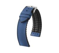 Hirsch 0925090080-2-20 Uhrenarmband Arne L 20 mm Blau