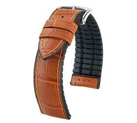 HIRSCH Unisex Performance Uhrenarmband Modell Paul 20 mm Honig