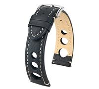 HIRSCH Unisex Uhrenarmband aus Büffelkalb Rally 22mm
