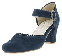 Hirschkogel Pumps mit Metallschnalle, dunkelblau